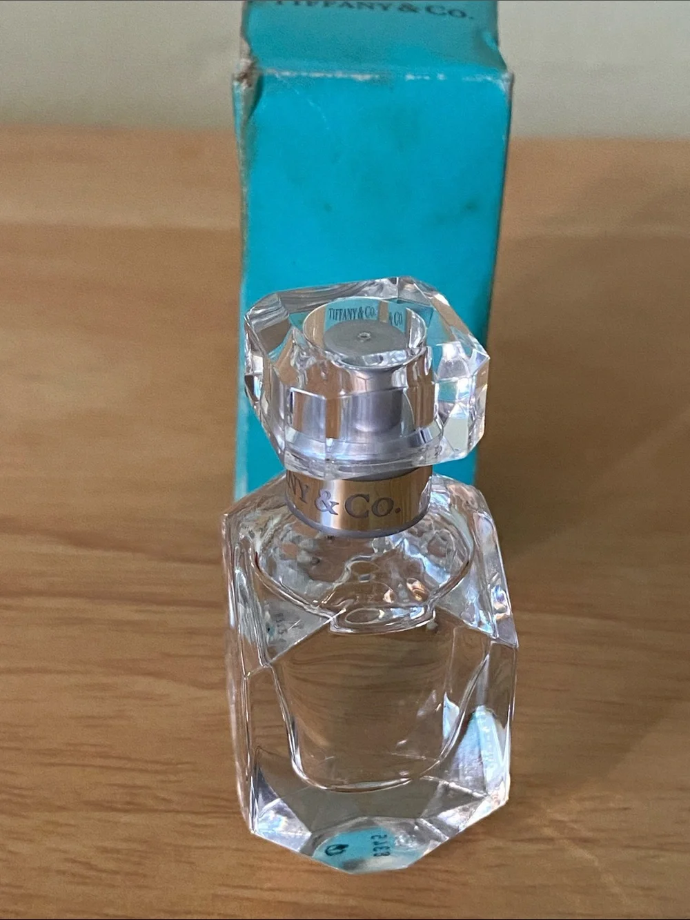 Tiffany & Co. Clear EDT Faceted Bottle with Box
